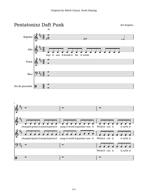 Daft punk – Pentatonix