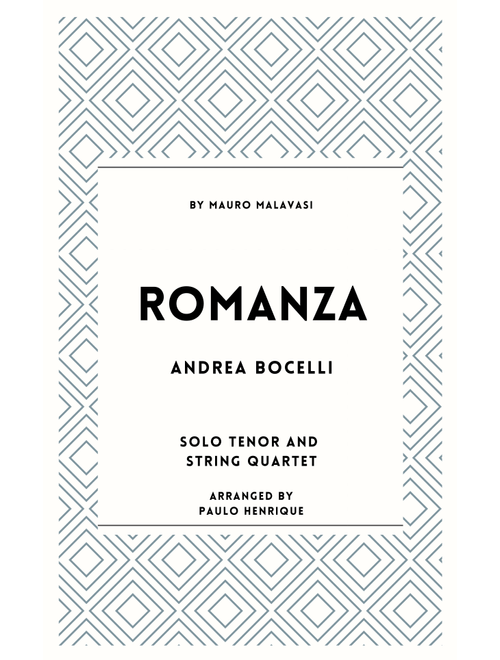 Romanza (Arr. Paulo Henrique) - Andrea Bocelli (String Quartet)