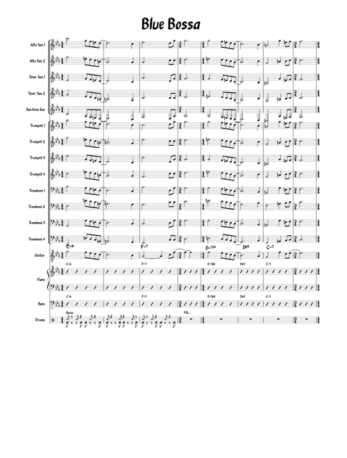 Blue Bossa Big Band