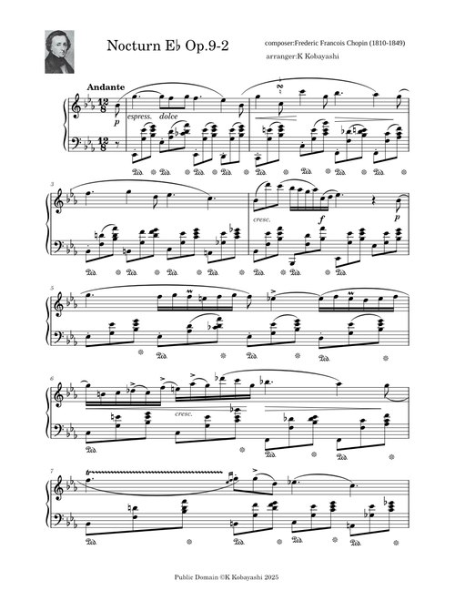 Nocturne op 9-2 - Frédéric Franciszek Chopin