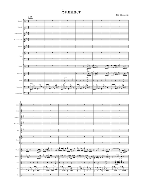 Summer(from Kikujiro) – Joe Hisaishi (기쿠지로의 여름)