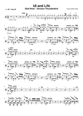 SKID ROW バンドスコア SKID ROW 本 3冊全て初版 スキッド・ロウ 楽譜 バンドスコア Skid Row Score