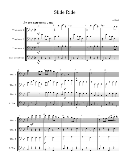 Slide Ride - WG Trombone Choir
