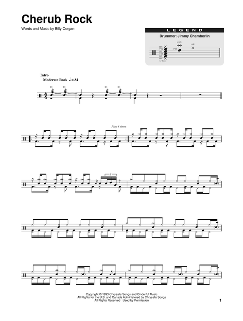 Cherub Rock - Smashing Pumpkins (Drum Transcription)