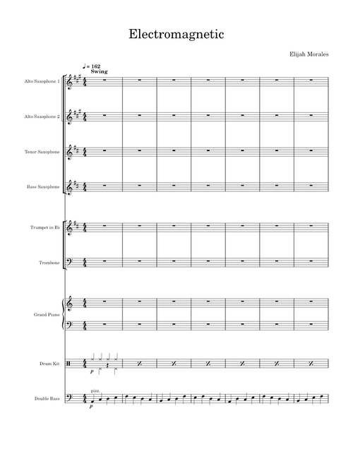 Electromagnetic – HARI88 sheet music arranged by HARI88 