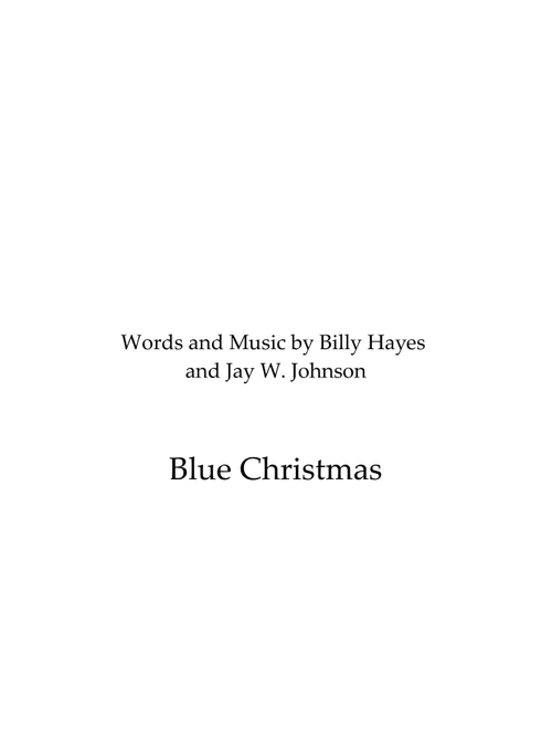 Blue Christmas (Arr. Louis Davies) - Elvis Presley with Martina McBride (Brass Band)