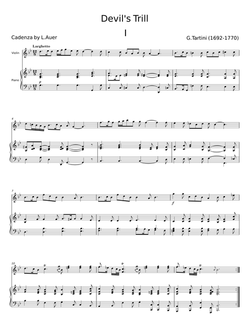 Devil’s Trill - G. Tartini