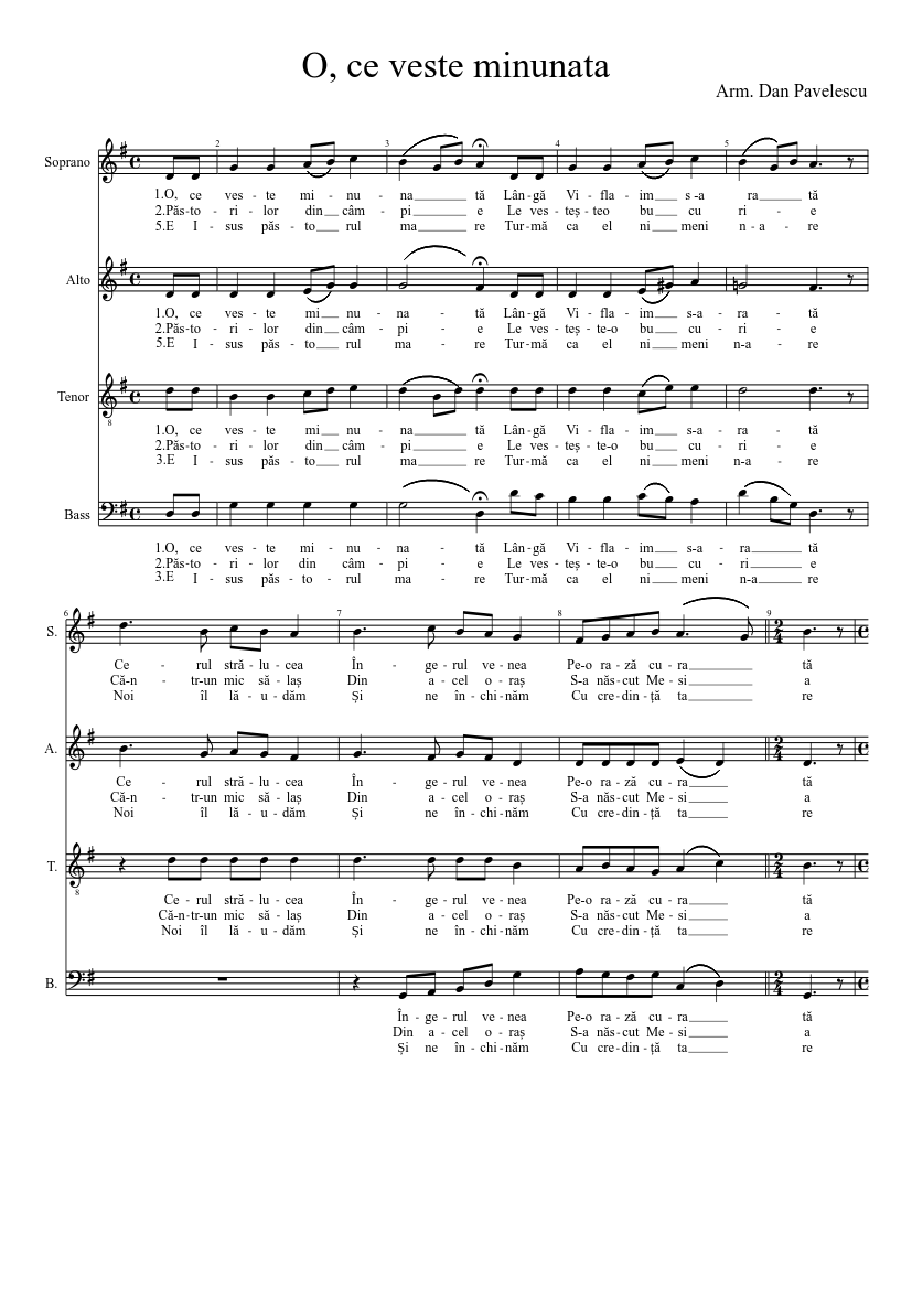 Thanksgiving The other day artery O, ce veste minunata Sheet music for Bass guitar (Solo) | Musescore.com Thanksgiving The other day artery O, ce veste minunata Sheet music for Bass guitar (Solo) | Musescore.com