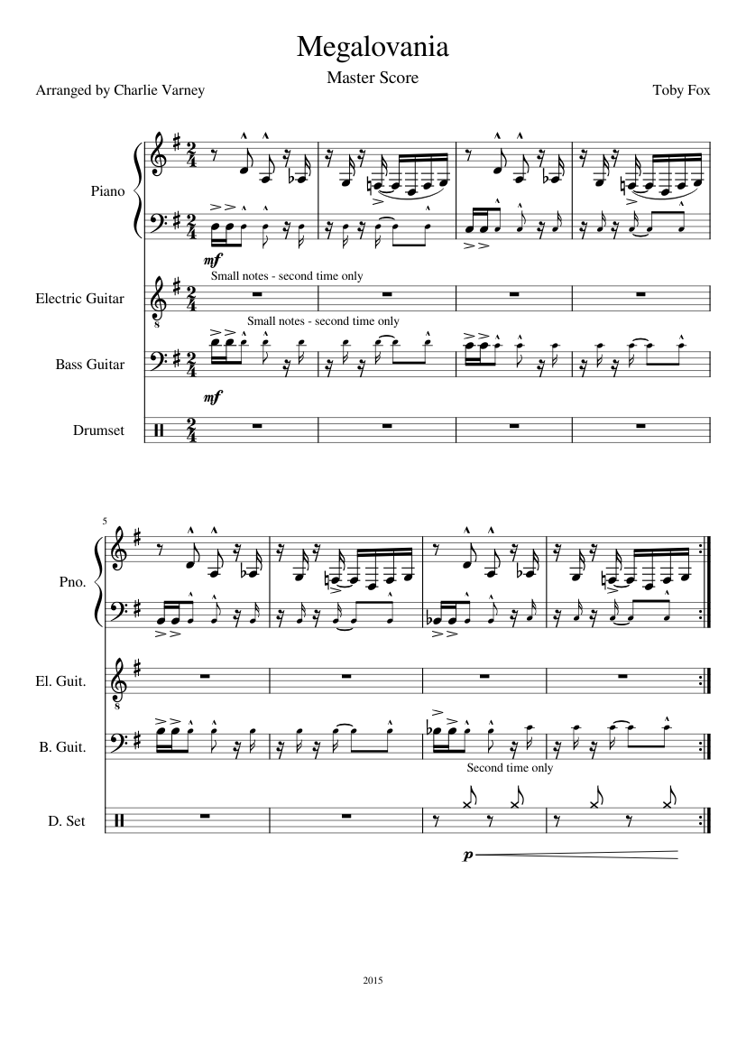 Doki Doki Blue Skies Main Theme by NPbus Sheet music for Piano, Flute,  Violin, Guitar & more instruments (Mixed Ensemble)