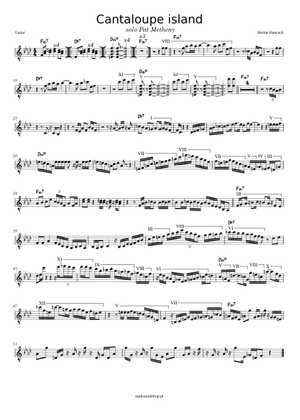 Cantaloupe island + solo Pat Metheny– Herbie Hancock Jazz Band, Solo