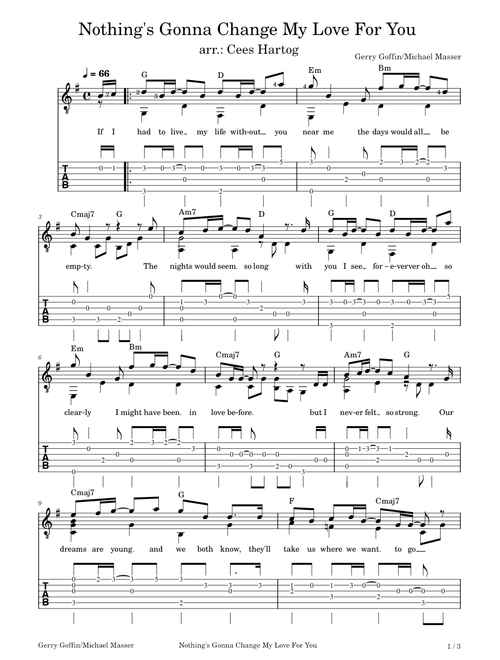 Nothing's Gonna Change My Love For You – George Benson
