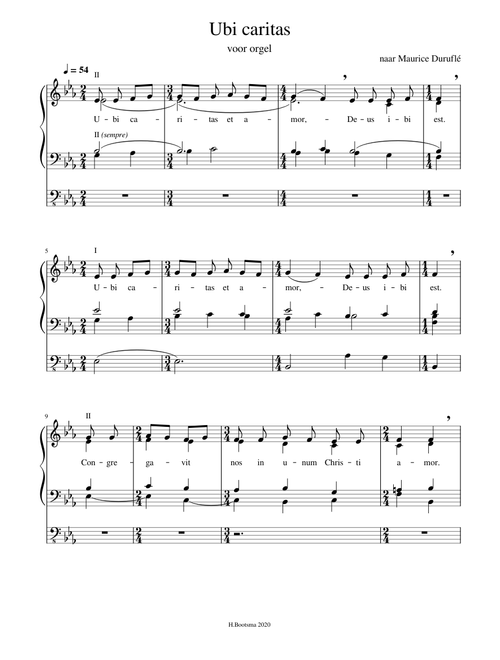 Ubi Caritas – Maurice Duruflé
