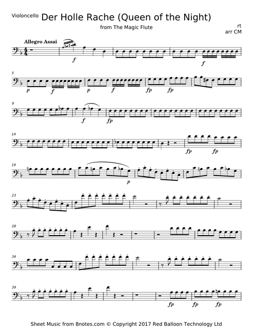 Queen Of The Night Aria - Wolfgang Amadeus Mozart