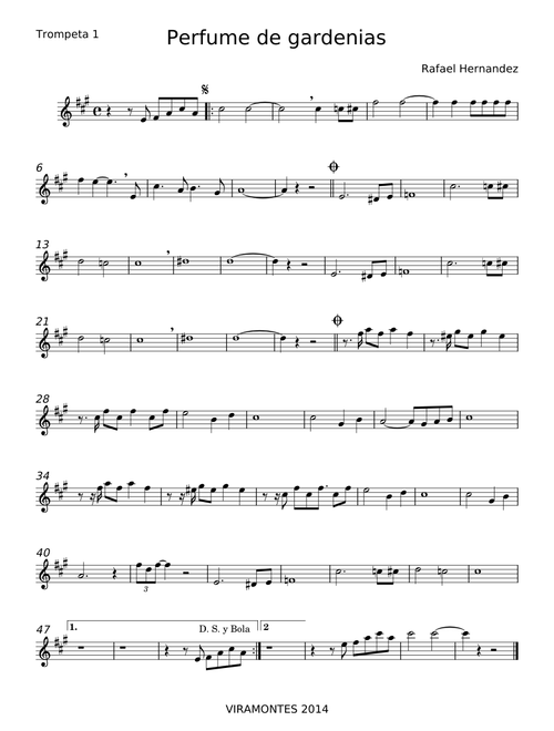 Perfume de Gardenias - Rafael Hernández Marín