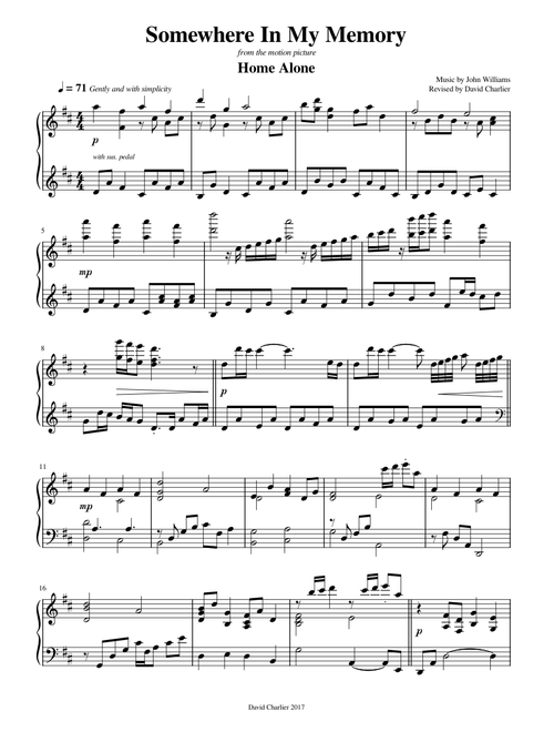 Somewhere In My Memory by John Williams