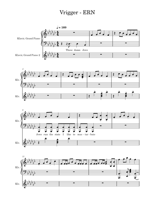 Vrigger - ERN [PIANO]