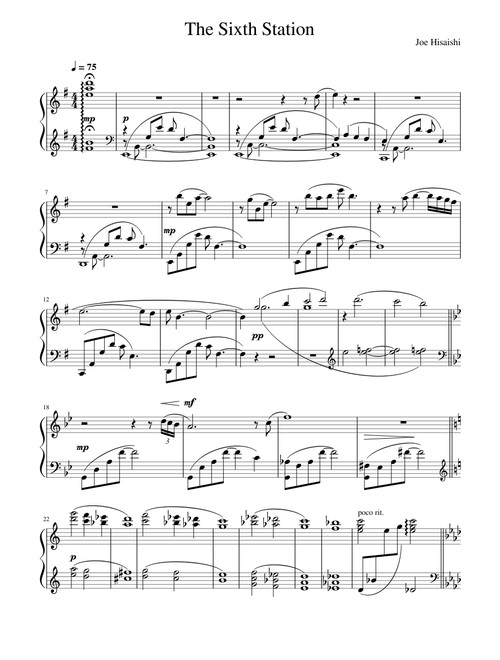 Joe Hisaishi - The Sixth Station