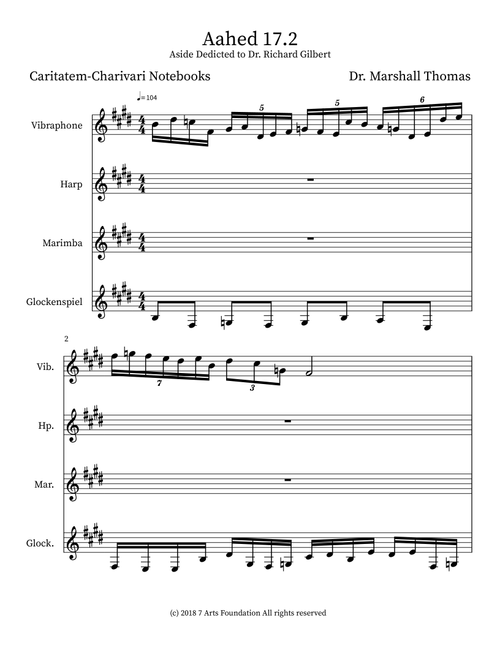 Aahed 17.2 - Celebrity Chamber Players (Small Ensemble)