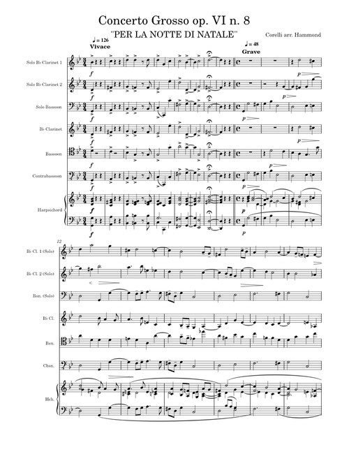 Concerto Grosso - Corelli