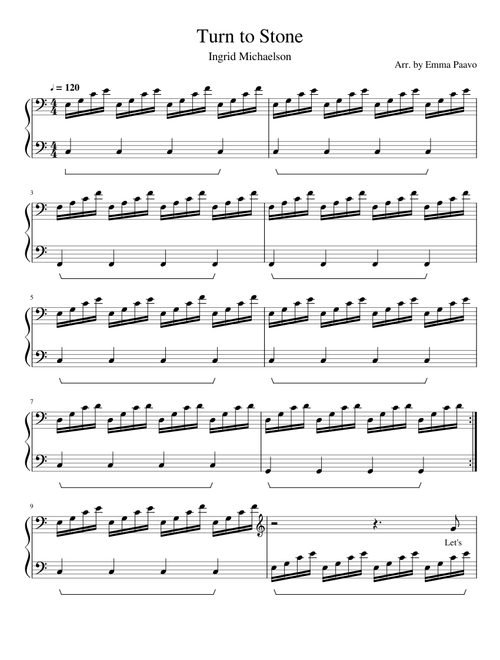 Turn to Stone - Ingrid Michaelson