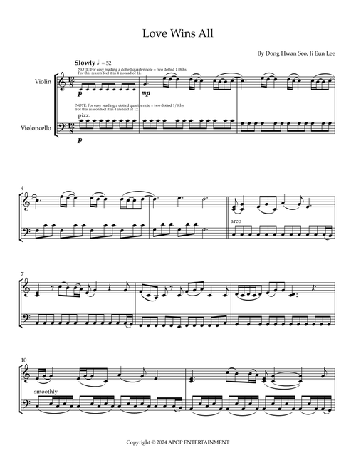 Love Wins All (Arr. Sherry Lewis) - Iu (Instrumental Duet)
