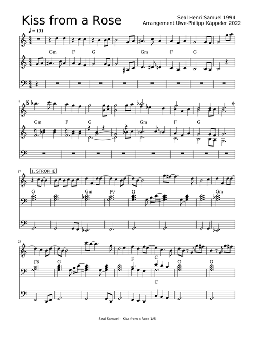 Kiss from a rose by Seal from Batman forever 1995