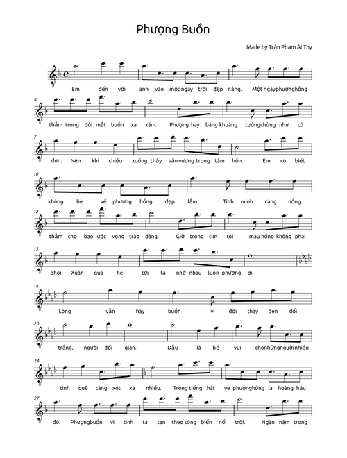 Phượng Buồn – Trần Phạm Ái Thy