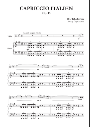 Capriccio Italien – Pyotr Ilyich Tchaikovsky Sheet Music for Piano