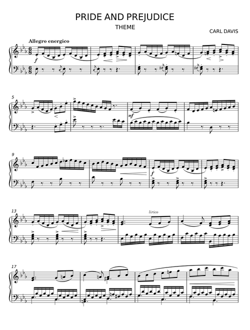 Pride and Prejudice - Carl Davis