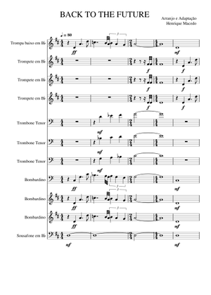Back To The Future Medley (Trumpet) Sheet Music for Trumpet in b