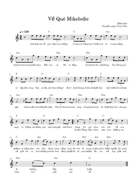 Free Về Quê Mikelodic by Mikelodic sheet music | Download PDF or ... Image Trần Anh Tú image beautiful image beautiful image beautiful image beautiful image beautiful image beautiful image beautiful image beautiful image beautiful image beautiful - Free Về Quê Mikelodic by Mikelodic sheet music | Download PDF or ...