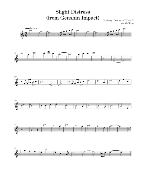 Slight Distress (from Genshin Impact) – Yu-Peng Chen, HOYO-MiX