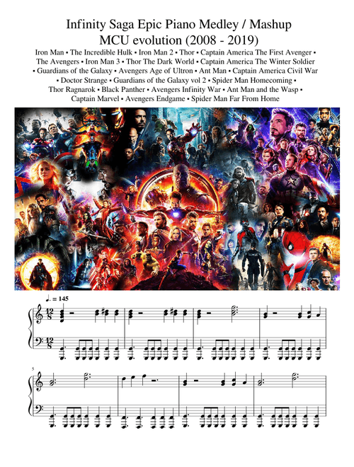 MCU evolution - Infinity Saga