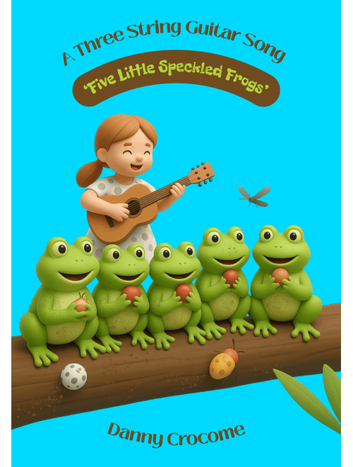 Five Little Speckled Frogs (A Three String Guitar Song) (Arr. Danny Crocome) - Traditional (Guitar Tab)