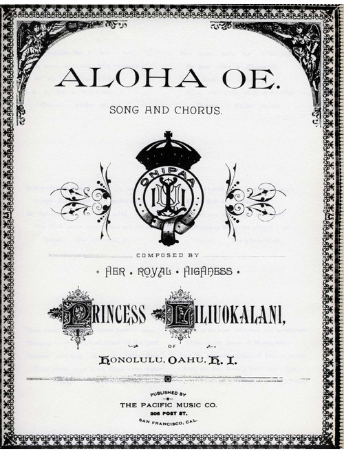 ALOHA 'OE (Arr. Enea Acco) - Queen Lili'uokalani (Ukulele)