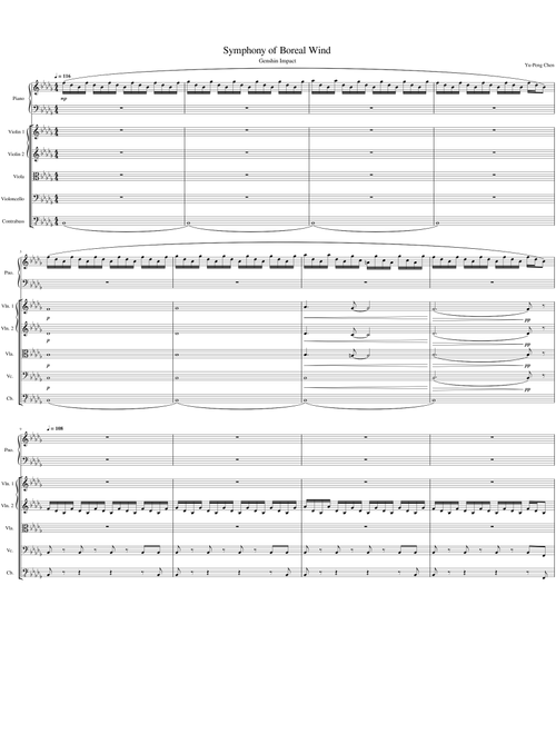 Symphony of Boreal Wind – Yu-Peng Chen