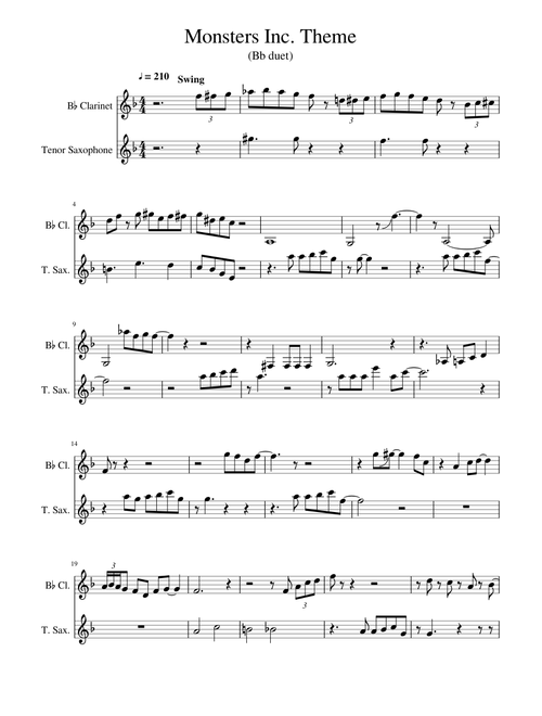 Monsters Inc. Theme