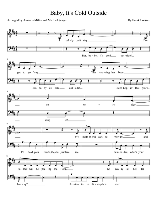 Baby, It's Cold Outside (new lyrics)