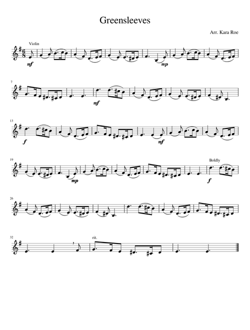 Greensleeves