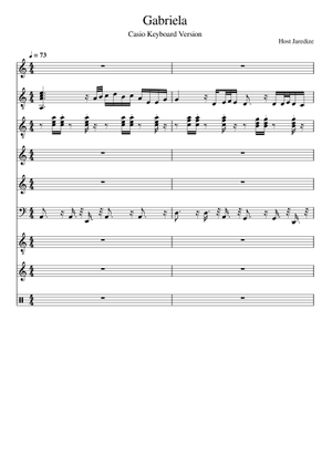 Play Official version of Gabriela Sheet Music by Katseye for Piano ...