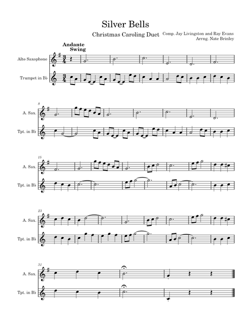 Silver bells – Jay Livingston Silver Bells-Christmas Caroling Duet