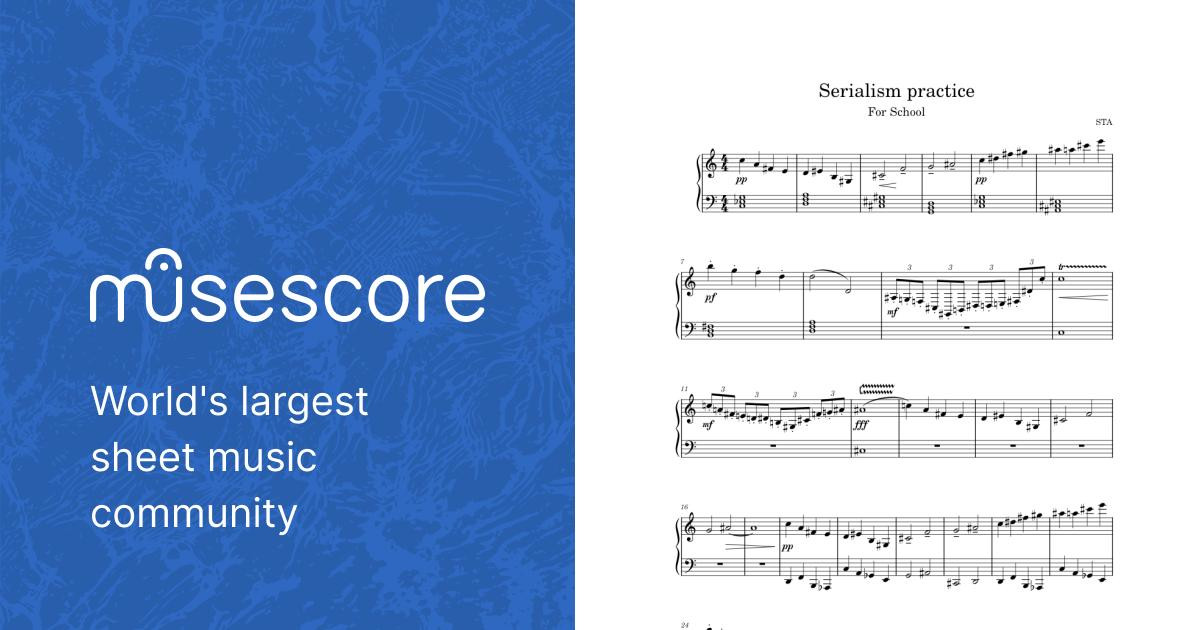 Matrix Calculator Music Theory Serialism School