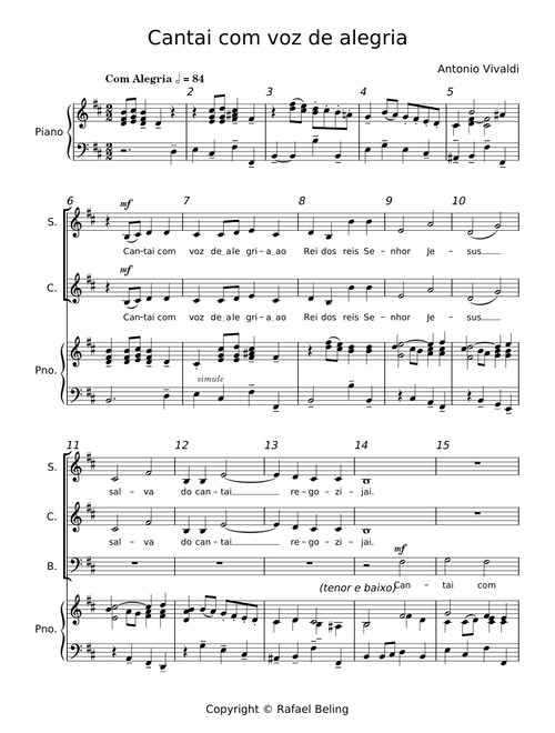 Violin Concerto in G major, RV 310 - Antonio Vivaldi