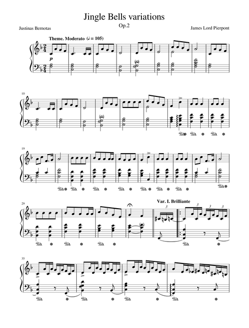 Jingle Bells variations (original)