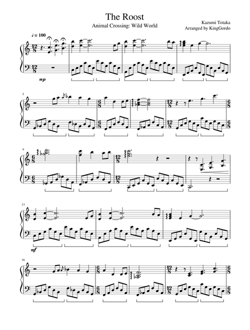 Animal Crossing: The Roost (Piano Cover)