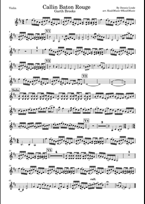 Callin' Baton Rouge Violin Sheet Music for Violin (Solo) | MuseScore.com