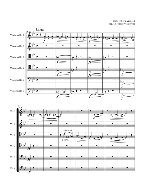 Schoenberg - Verklarte Nacht, Op.4 3rd Movement