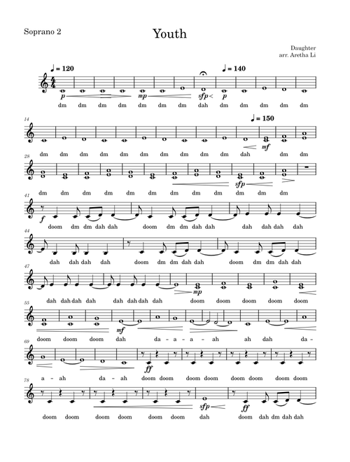Youth – Daughter (Soprano 2)