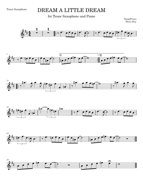 Dream a Little Dream – Doris Day