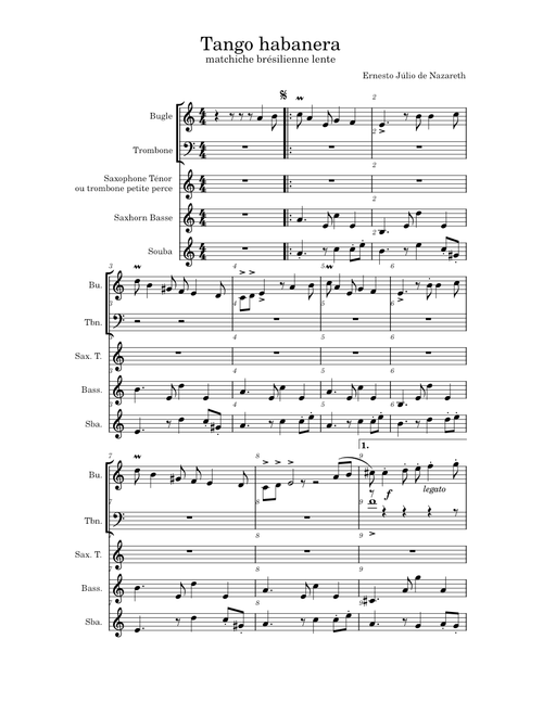 Tango Habanera – Ernesto Nazareth